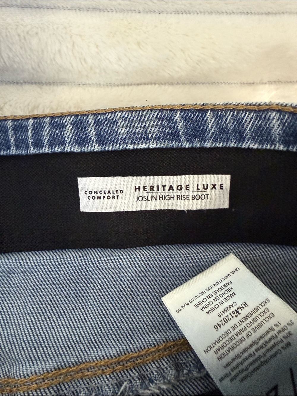 Curve Appeal high rise boot cut jeans size 4 27 - Picture 7 of 10